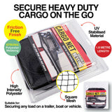 Handy Hardware Cargo Net 1.8m x 1.5m Square Mesh Safe & Secure for Trailers