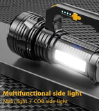 USB Rechargeable LED Searchlight Spotlight Hand Torch Work Light Lamp Flashlight
