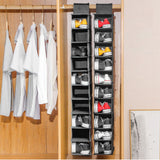 10 Tier Clothes Organiser Wardrobe Hanging Storage Closet Shoes Hanger Bag