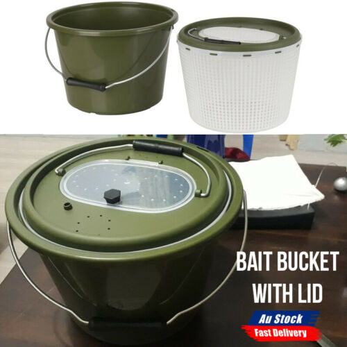 Catch Live Bait Bucket Fishing Tool Bait Bucket With Lid