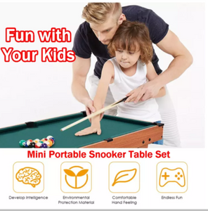 Mini Tabletop Billiard Pool Snooker Indoor Fun Game Family Game Set