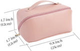 Cosmetic Divider Bag PU Makeup case Storage Portable Travel Pouch Large Capacity