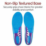 2 pcs Silicone Gel Orthotic Arch Support Massaging Sport Shoe Insole Run Pad FOR FEMALE