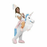 UNICORN Fancy Dress Fan Inflatable Costume