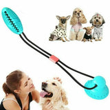 Interactive Rubber Pet Molar Bite Floor Suction Cup Dog Balls Puppy Chew Toy