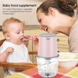 600ML Electric Garlic Food Chopper Vegetable Chopper Grinder Blender Crusher HOT