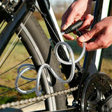 100cm Bike Bicycle Lock Steel Cable Security Cycling Wire Locks Keys Anti Theft