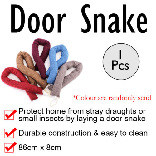 Standard Size Washable Door Snake Draft Stopper Various Color Eliminate Insects