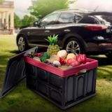 All Purpose Foldable Car Trunk Boot Camping Organizer Home Trunk Storage Box 28L