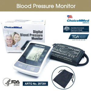 Digital Blood Pressure Monitor Digital Automatic Upper Arm Type with Carry Bag