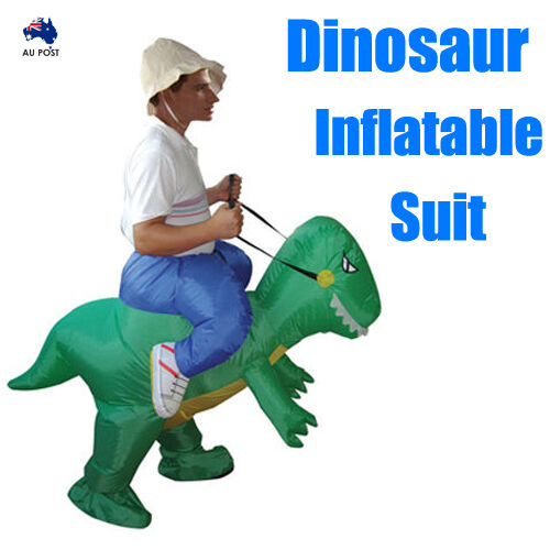 Fan Operated Dinosaur Inflatable Adult Suit Costume