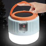 Portable Rechargeable LED Solar Camping Light Lantern Outdoor Tent Lamp USB