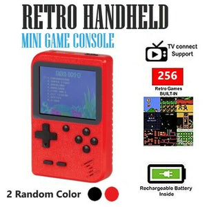 Mini Retro Handheld Box Game Console Built-in 256 Classic Games