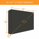 30-65 Inch Dustproof Waterproof TV Cover Outdoor Patio Flat Television Protector