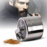 4-layer Smoke Grinder Aluminum Herb Tobacco Grinders Hand Crank Herbal AU Stock