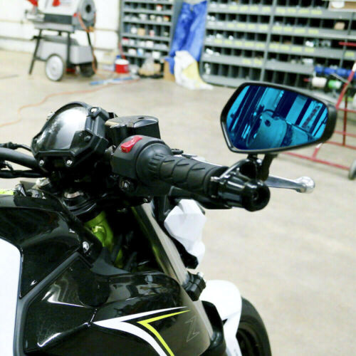 2pc Motorcycle Rear View Bike Handle Bar End Side Rearview Mirrors 22mm 2019 for sale online