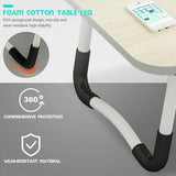 Laptop Stand Table Foldable Desk Computer Study Adjustable Portable Cup Slot NEW