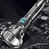 90000LM LED Light Super Bright USB Rechargeable Tactical Flashlight Torch