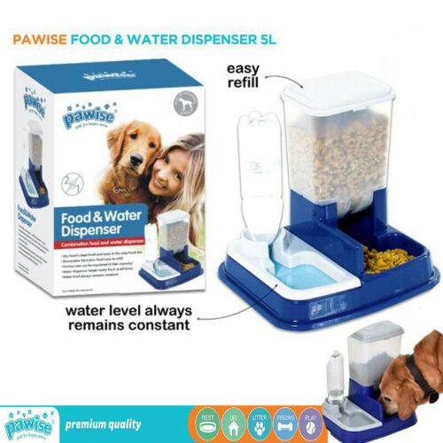 New Food & Water Dispenser 5L Easy Refill Keeps Fresh At All Time Pawise