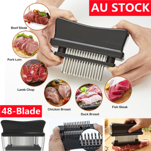 48 Blade Pin Meat Tenderizer Mallet Food Hammer Beef Pork Chicken Cooking Tool