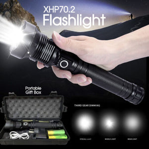 9900000Lumens Super Bright Tactical Flashlight Zoomable Rechargeable Torch Light