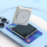 Slim Portable Mini Qi Charger Magnetic Wireless Power Bank 10000mAh NEW