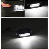 2PCS 6 LED 12/24V License Number Plate Light Lamps for Truck SUV Trailer Lorry